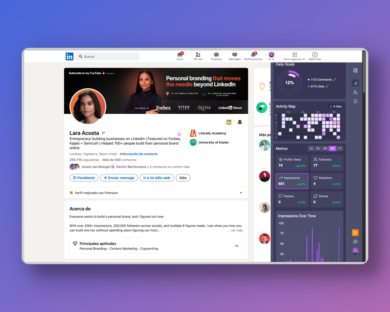 Dashboard analítico